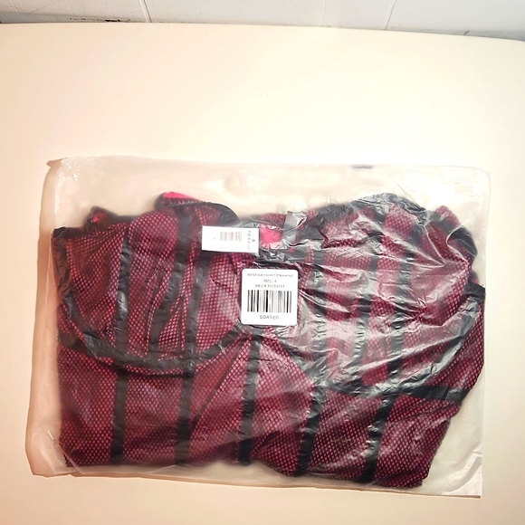 ❤️NWT VINTAGE TORRID LINGERIE BODYSUIT FISHNET & SATIN BINDING STRAPPY OPEN BACK - Picture 5 of 9